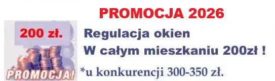 Naprawa okien promocja